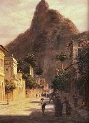 Bernhard Wiegandt Sao Clemente Street oil on canvas